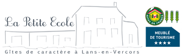 Gite à Lans en Vercors – La Petite Ecole Logo